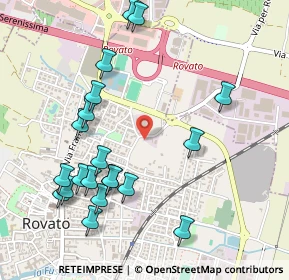 Mappa Via Montegrappa, 25038 Rovato BS, Italia (0.5625)