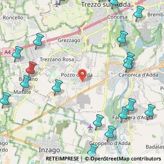 Mappa Via Enrico Fermi, 20060 Pozzo d'Adda MI, Italia (3.3515)