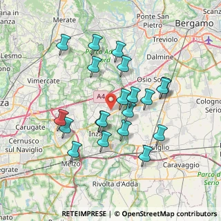 Mappa Via Enrico Fermi, 20060 Pozzo d'Adda MI, Italia (6.7065)