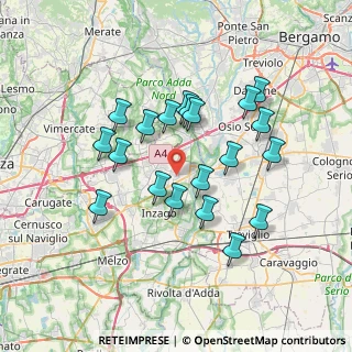 Mappa Via Enrico Fermi, 20060 Pozzo d'Adda MI, Italia (6.507)