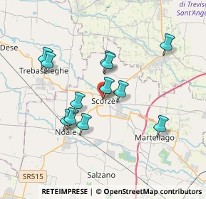 Mappa Via Roma, 30037 Scorzè VE, Italia (3.2025)