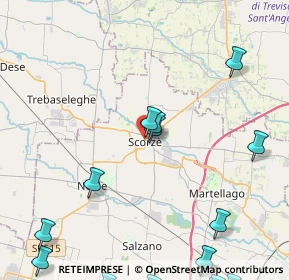 Mappa Via Roma, 30037 Scorzè VE, Italia (6.58813)