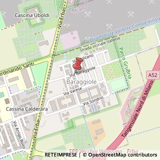 Mappa Via baraggiole 27, 20037 Paderno Dugnano, Milano (Lombardia)