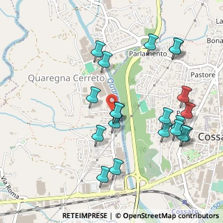 Mappa Via Guglielmo Marconi, 13854 Quaregna BI, Italia (0.537)