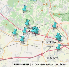 Mappa E64, 25046 Rovato BS, Italia (3.45833)