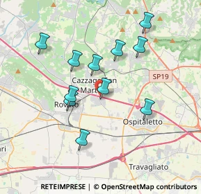 Mappa E64, 25046 Rovato BS, Italia (3.38636)