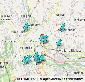 Mappa Via Firenze, 13900 Biella BI, Italia (1.6675)