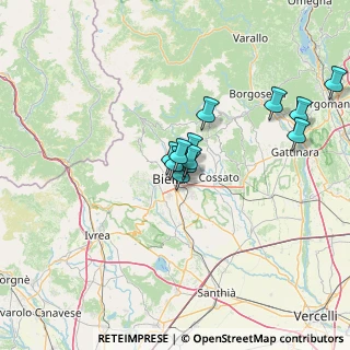 Mappa Via Firenze, 13900 Biella BI, Italia (10.50833)