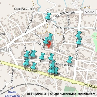 Mappa Via Firenze, 13900 Biella BI, Italia (0.258)