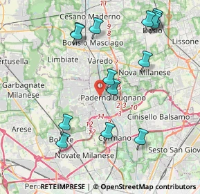 Mappa Via Ospedale, 20037 Paderno Dugnano MI, Italia (4.44)
