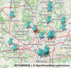 Mappa Via Ospedale, 20037 Paderno Dugnano MI, Italia (9.085)