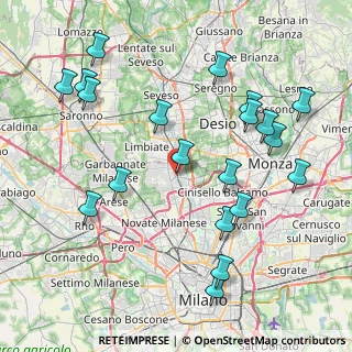 Mappa Via Ospedale, 20037 Paderno Dugnano MI, Italia (9.2035)