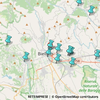 Mappa Via Lorenzo Cucco, 13900 Biella BI, Italia (4.45308)