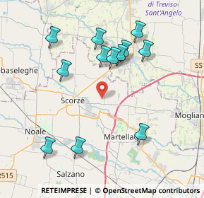 Mappa , 30037 Scorzè VE, Italia (3.97667)
