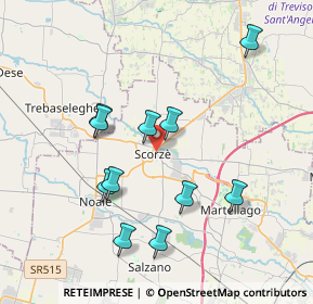 Mappa Via Martiri della Resistenza, 30037 Scorzè VE, Italia (3.64091)