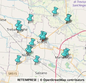 Mappa Via Martiri della Resistenza, 30037 Scorzè VE, Italia (3.82063)