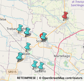 Mappa Via Martiri della Resistenza, 30037 Scorzè VE, Italia (3.95364)
