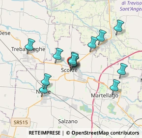 Mappa Via Martiri della Resistenza, 30037 Scorzè VE, Italia (3.00077)