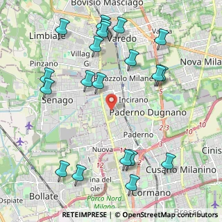 Mappa Via Piave, 20037 Paderno Dugnano MI, Italia (2.5275)