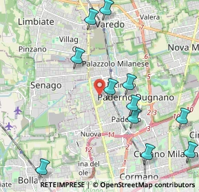 Mappa Via Piave, 20037 Paderno Dugnano MI, Italia (2.40091)