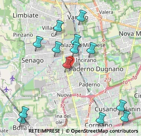 Mappa Via Piave, 20037 Paderno Dugnano MI, Italia (2.35462)