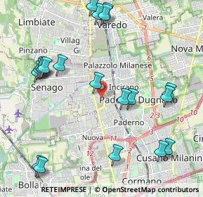 Mappa Via Piave, 20037 Paderno Dugnano MI, Italia (2.5065)