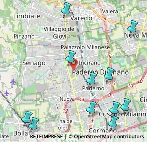 Mappa Via Piave, 20037 Paderno Dugnano MI, Italia (2.78909)