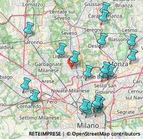 Mappa Via Cadore, 20037 Paderno Dugnano MI, Italia (9.355)
