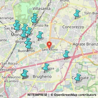 Mappa Via Francesco Ferrucci, 20900 Monza MB, Italia (2.6475)