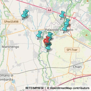 Mappa Via G. B. Orizio, 25037 Pontoglio BS, Italia (2.92462)