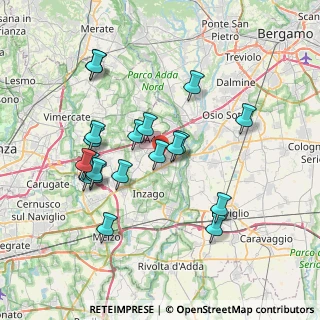 Mappa 20060 Pozzo d'Adda MI, Italia (7.099)