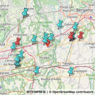 Mappa 20060 Pozzo d'Adda MI, Italia (9.675)
