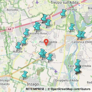 Mappa 20060 Pozzo d'Adda MI, Italia (2.554)