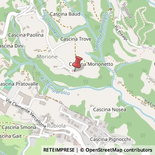 Mappa Regione Morione, 18, 13898 Occhieppo Superiore, Biella (Piemonte)