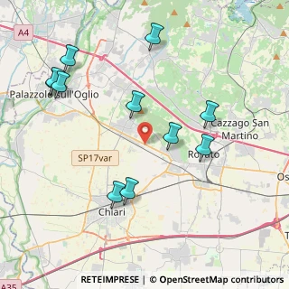 Mappa Via delle Bine, 25030 Coccaglio BS, Italia (4.42)
