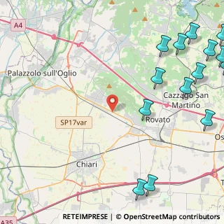 Mappa Via delle Bine, 25030 Coccaglio BS, Italia (6.77857)