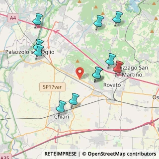 Mappa Via delle Bine, 25030 Coccaglio BS, Italia (4.39909)