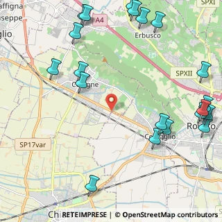 Mappa Via delle Bine, 25030 Coccaglio BS, Italia (3.0355)