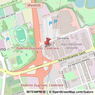 Mappa Via Giorgio Amendola, 45, 20037 Paderno Dugnano, Milano (Lombardia)