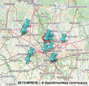 Mappa Via Mosè Bianchi, 20037 Paderno Dugnano MI, Italia (11.19154)