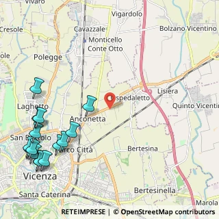 Mappa Anconetta, 36100 Vicenza VI, Italia (3.118)