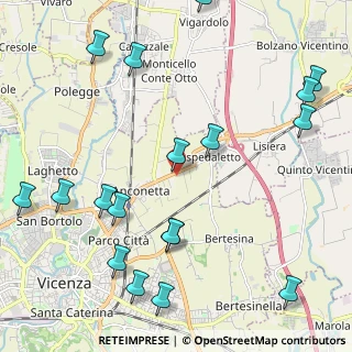 Mappa Anconetta, 36100 Vicenza VI, Italia (2.78167)