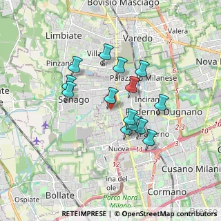 Mappa Via Cefalonia, 20037 Paderno Dugnano MI, Italia (1.45357)