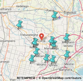 Mappa Via Cercariolo, 30037 Scorzé VE, Italia (7.43917)