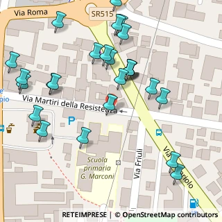 Mappa Via Cercariolo, 30037 Scorzé VE, Italia (0.07462)