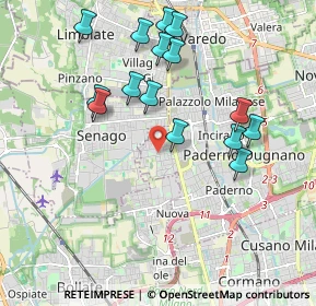 Mappa Via Unità D'Italia, 20037 Paderno Dugnano MI, Italia (1.95333)