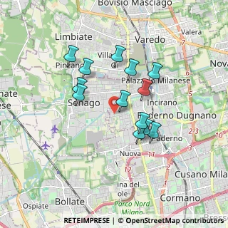 Mappa PADERNO DUGNANO C.na Amata-Pesenti, 20037 Paderno Dugnano MI, Italia (1.48769)