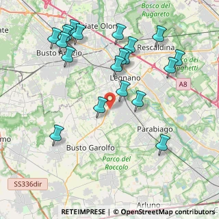 Mappa Via Per Villa Cortese, 20025 Legnano MI, Italia (4.5555)