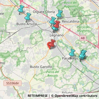 Mappa Via Per Villa Cortese, 20025 Legnano MI, Italia (4.51167)