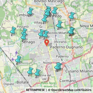 Mappa Via S. Giuseppe Benedetto Cottolengo, 20037 Paderno Dugnano MI, Italia (2.497)